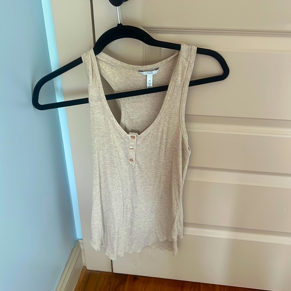 Joie gold tank top